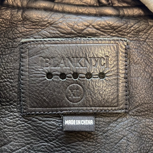 Blank NYC Faux Leather Moto Jacket with Rose Gold Hardware - Picture 5 of 8